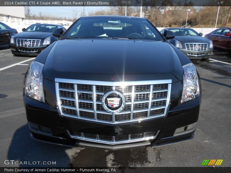 Black Raven / Ebony/Ebony 2014 Cadillac CTS 4 Coupe AWD