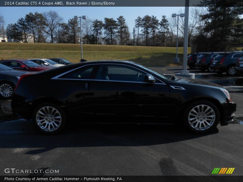 Black Raven / Ebony/Ebony 2014 Cadillac CTS 4 Coupe AWD