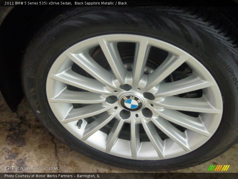 Black Sapphire Metallic / Black 2011 BMW 5 Series 535i xDrive Sedan