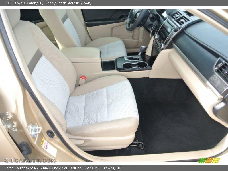 Sandy Beach Metallic / Ivory 2012 Toyota Camry LE