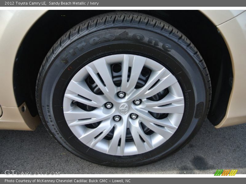 Sandy Beach Metallic / Ivory 2012 Toyota Camry LE