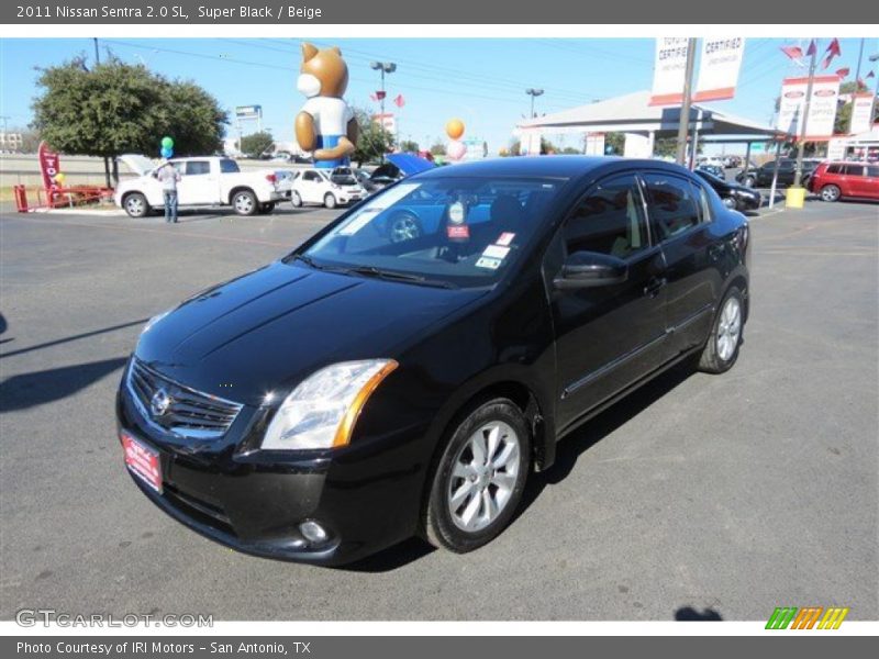 Super Black / Beige 2011 Nissan Sentra 2.0 SL