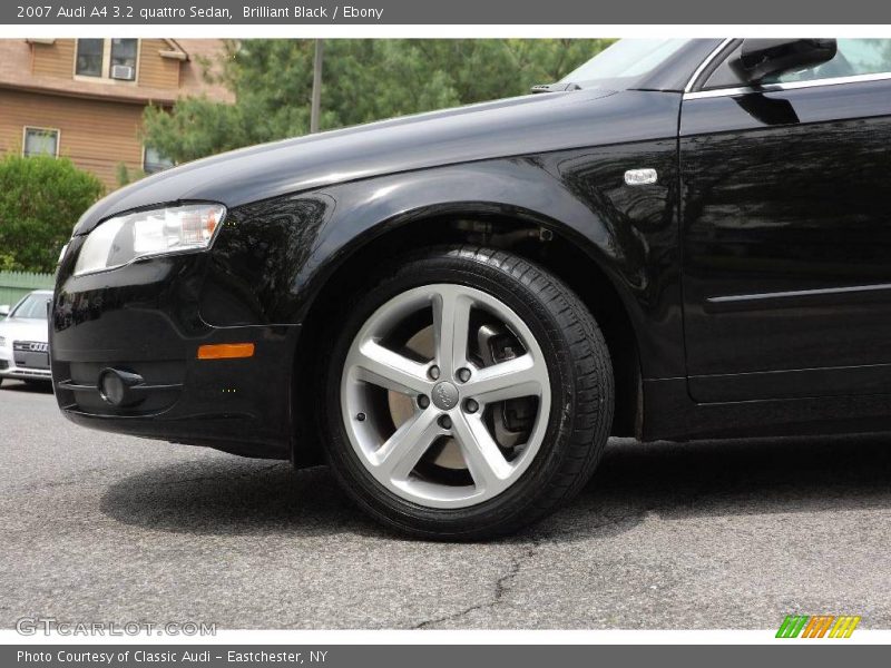 Brilliant Black / Ebony 2007 Audi A4 3.2 quattro Sedan