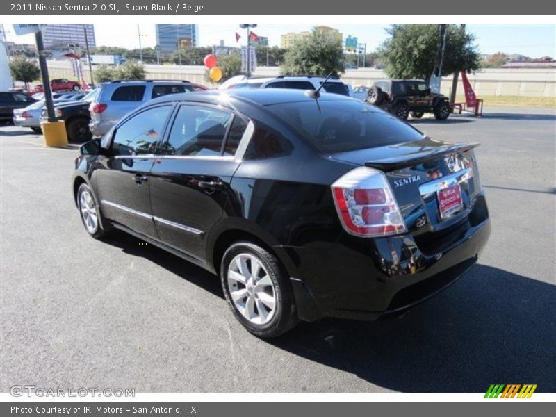 Super Black / Beige 2011 Nissan Sentra 2.0 SL