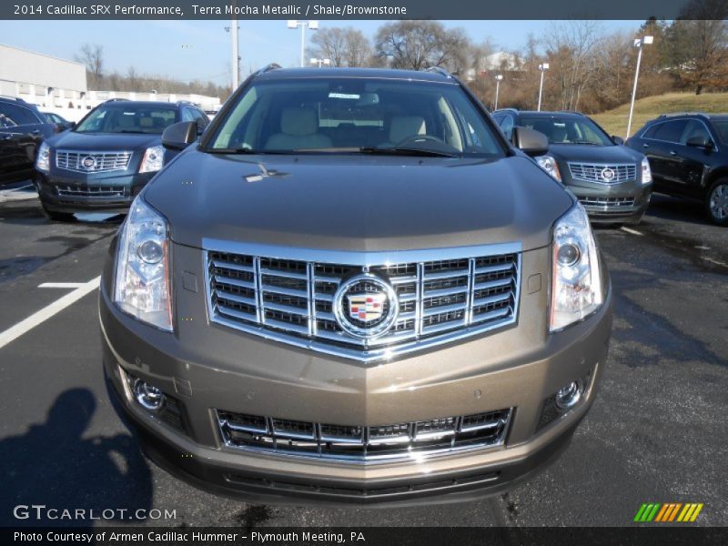 Terra Mocha Metallic / Shale/Brownstone 2014 Cadillac SRX Performance