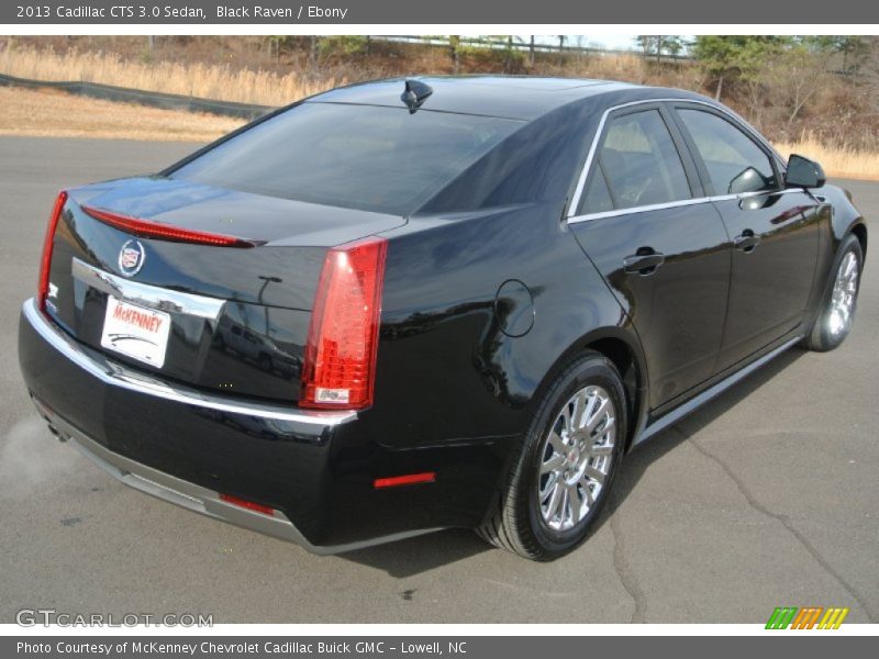 Black Raven / Ebony 2013 Cadillac CTS 3.0 Sedan