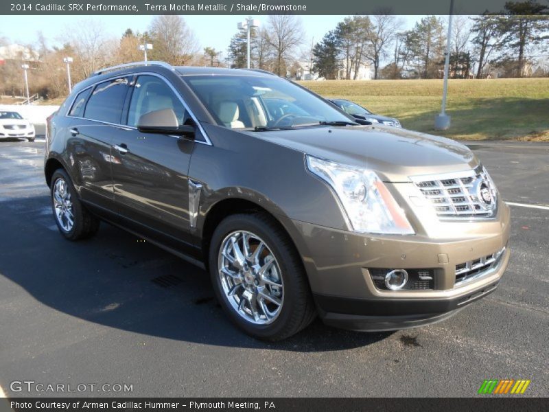 Terra Mocha Metallic / Shale/Brownstone 2014 Cadillac SRX Performance