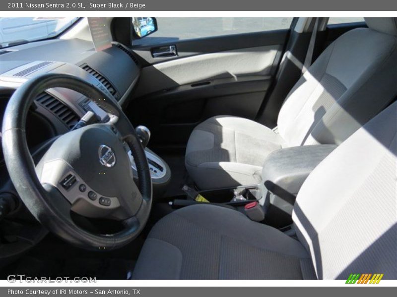 Super Black / Beige 2011 Nissan Sentra 2.0 SL