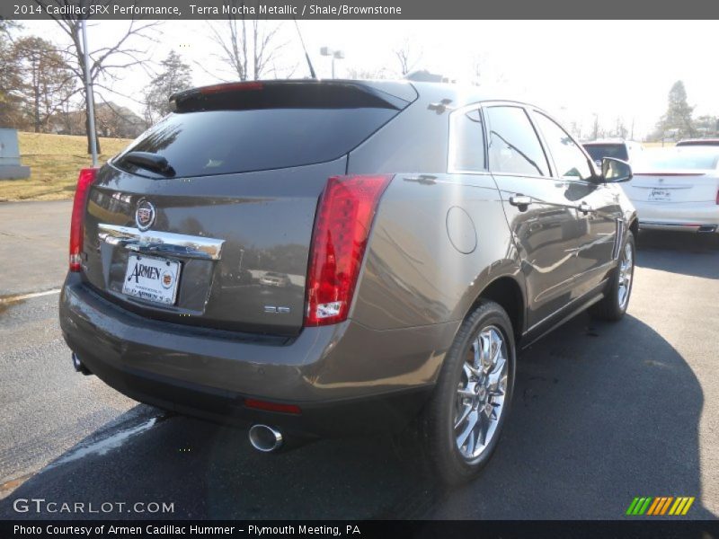 Terra Mocha Metallic / Shale/Brownstone 2014 Cadillac SRX Performance