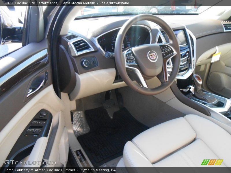 Terra Mocha Metallic / Shale/Brownstone 2014 Cadillac SRX Performance