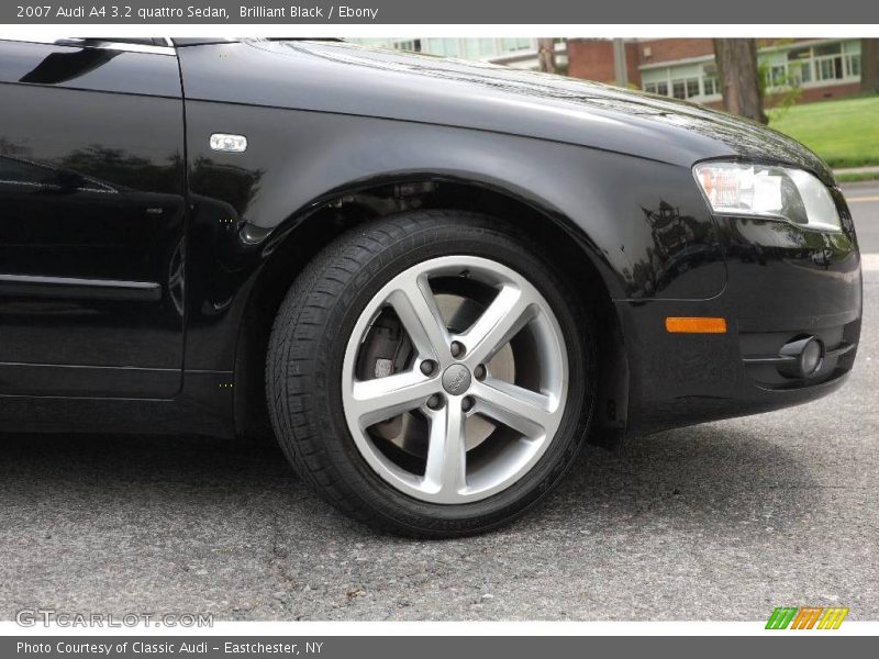 Brilliant Black / Ebony 2007 Audi A4 3.2 quattro Sedan