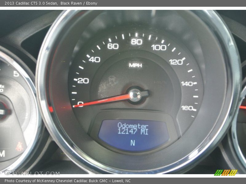 Black Raven / Ebony 2013 Cadillac CTS 3.0 Sedan