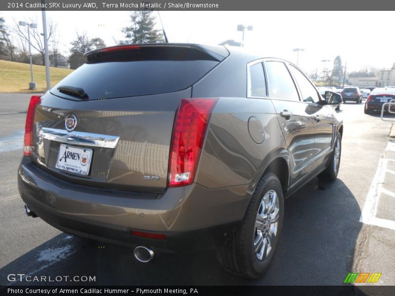 Terra Mocha Metallic / Shale/Brownstone 2014 Cadillac SRX Luxury AWD
