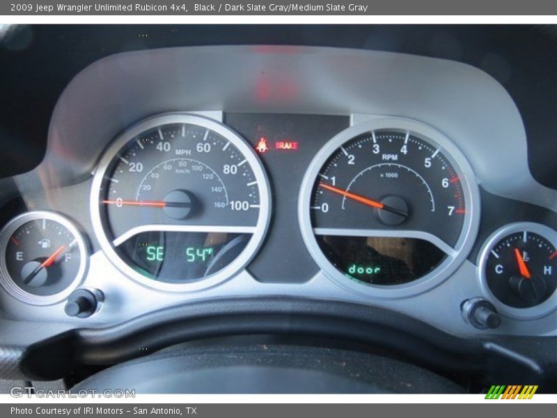 Black / Dark Slate Gray/Medium Slate Gray 2009 Jeep Wrangler Unlimited Rubicon 4x4