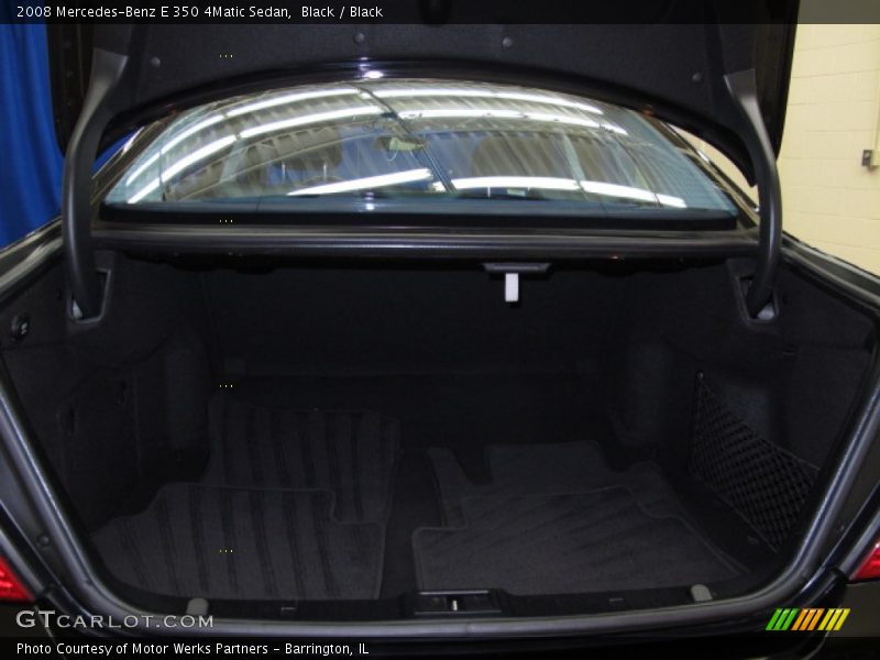 Black / Black 2008 Mercedes-Benz E 350 4Matic Sedan
