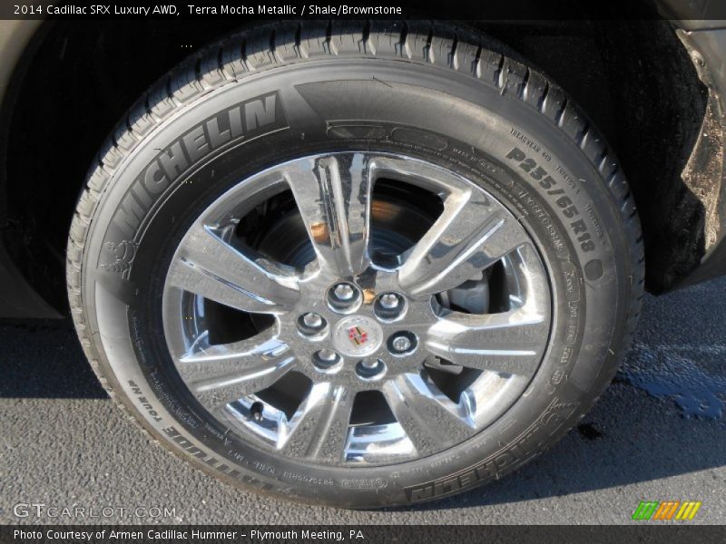 Terra Mocha Metallic / Shale/Brownstone 2014 Cadillac SRX Luxury AWD