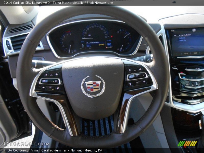 Terra Mocha Metallic / Shale/Brownstone 2014 Cadillac SRX Luxury AWD