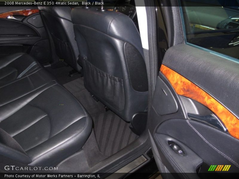 Black / Black 2008 Mercedes-Benz E 350 4Matic Sedan