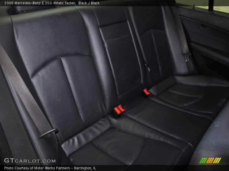 Black / Black 2008 Mercedes-Benz E 350 4Matic Sedan