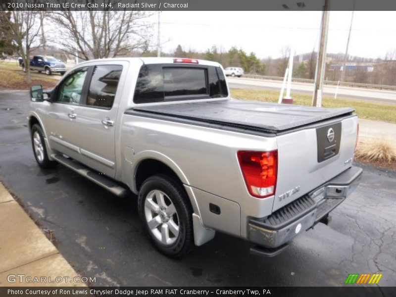 Radiant Silver / Charcoal 2010 Nissan Titan LE Crew Cab 4x4