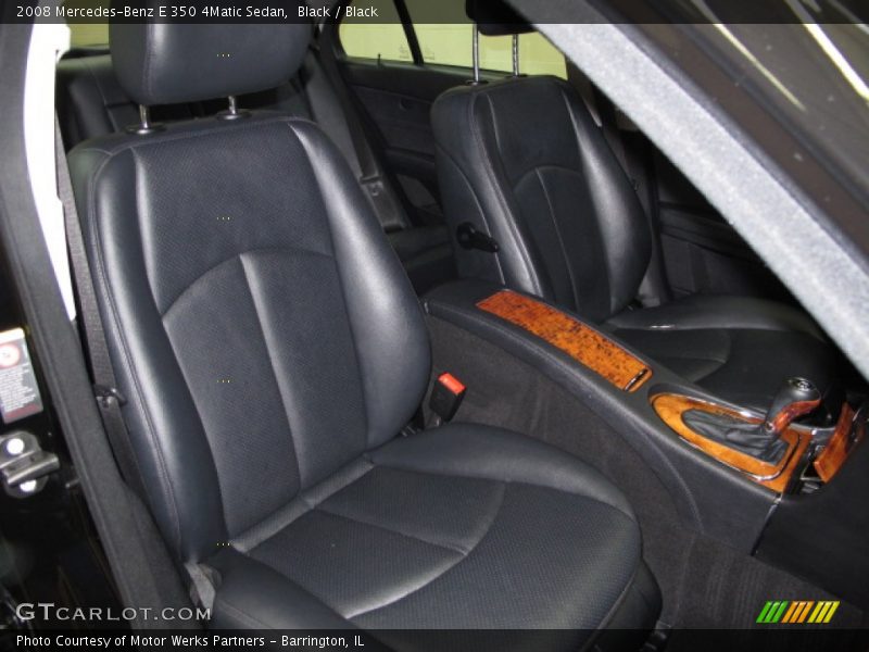 Black / Black 2008 Mercedes-Benz E 350 4Matic Sedan
