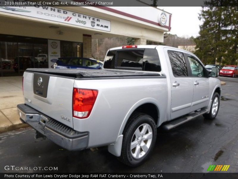 Radiant Silver / Charcoal 2010 Nissan Titan LE Crew Cab 4x4