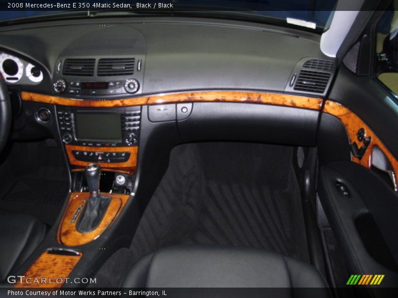 Black / Black 2008 Mercedes-Benz E 350 4Matic Sedan