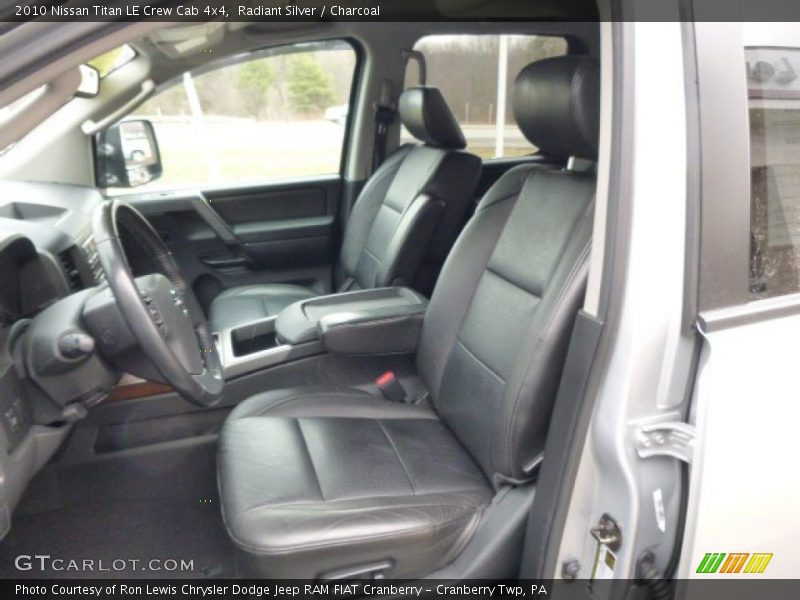 Radiant Silver / Charcoal 2010 Nissan Titan LE Crew Cab 4x4