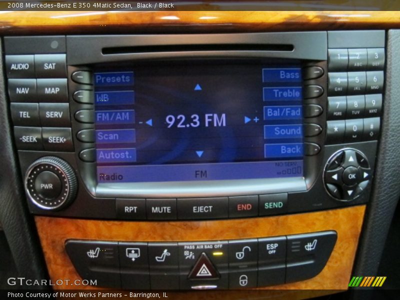 Black / Black 2008 Mercedes-Benz E 350 4Matic Sedan