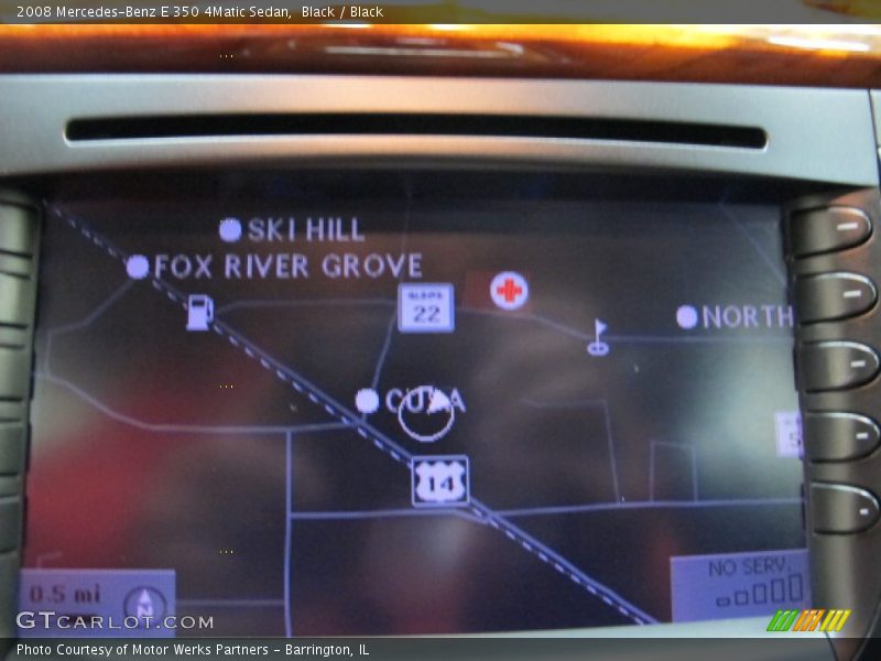 Black / Black 2008 Mercedes-Benz E 350 4Matic Sedan