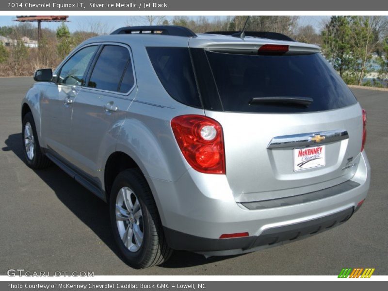 Silver Ice Metallic / Jet Black 2014 Chevrolet Equinox LT