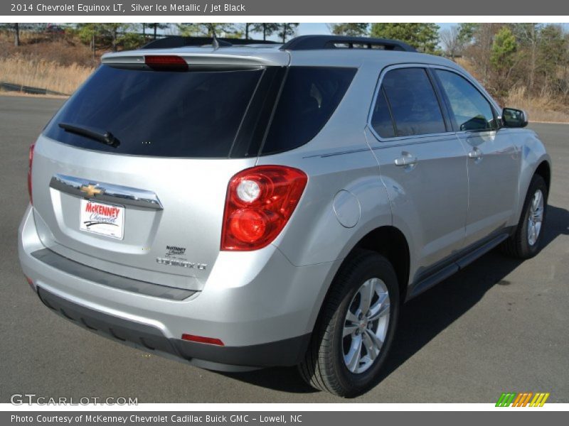 Silver Ice Metallic / Jet Black 2014 Chevrolet Equinox LT