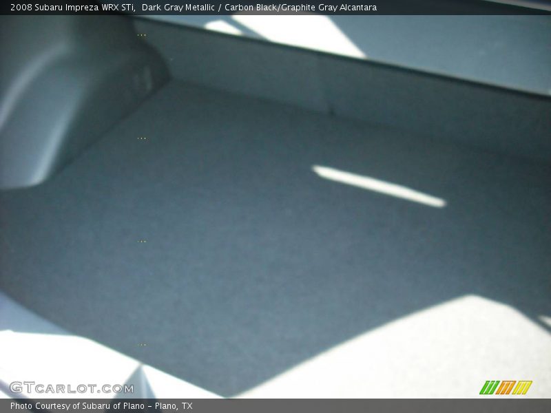 Dark Gray Metallic / Carbon Black/Graphite Gray Alcantara 2008 Subaru Impreza WRX STi