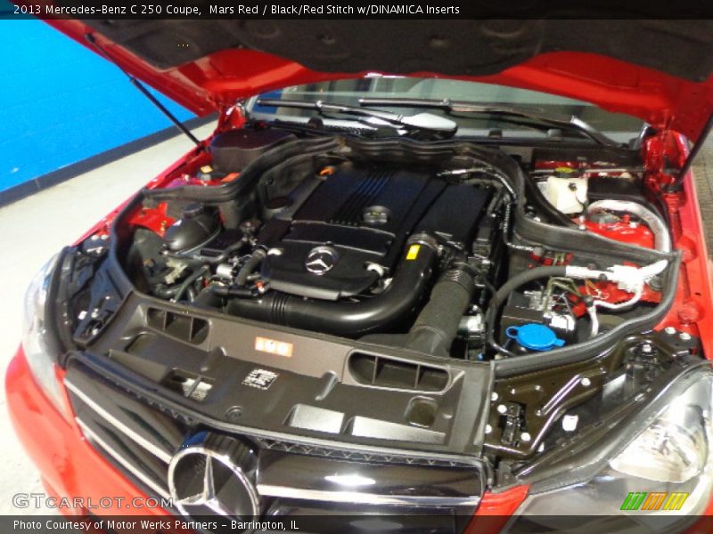 Mars Red / Black/Red Stitch w/DINAMICA Inserts 2013 Mercedes-Benz C 250 Coupe