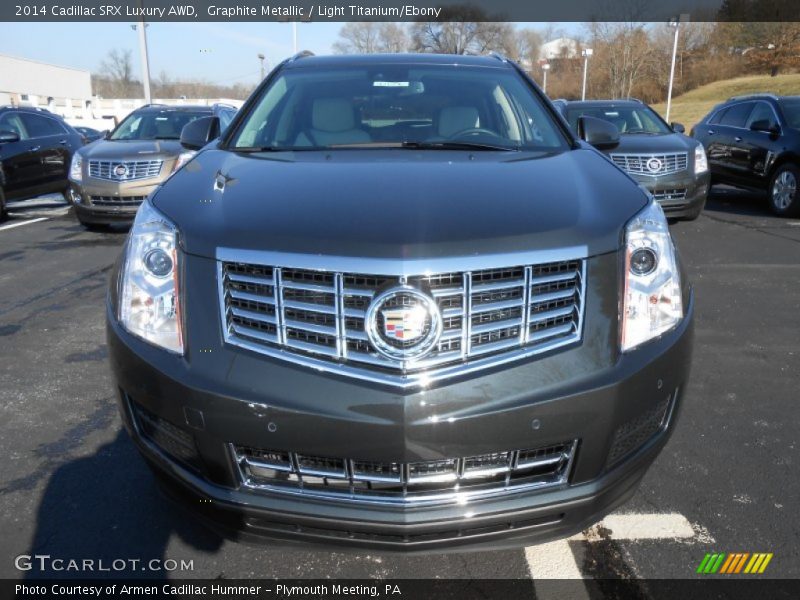 Graphite Metallic / Light Titanium/Ebony 2014 Cadillac SRX Luxury AWD