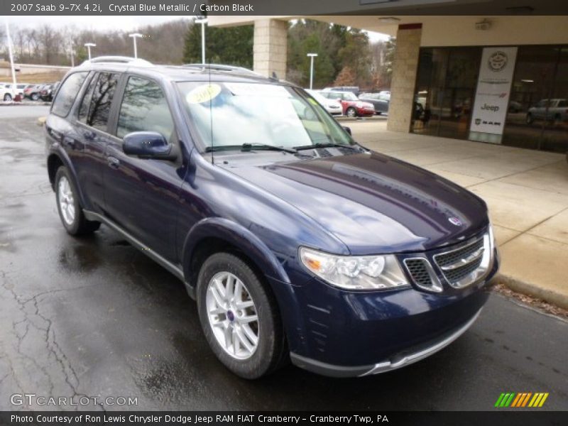 Crystal Blue Metallic / Carbon Black 2007 Saab 9-7X 4.2i