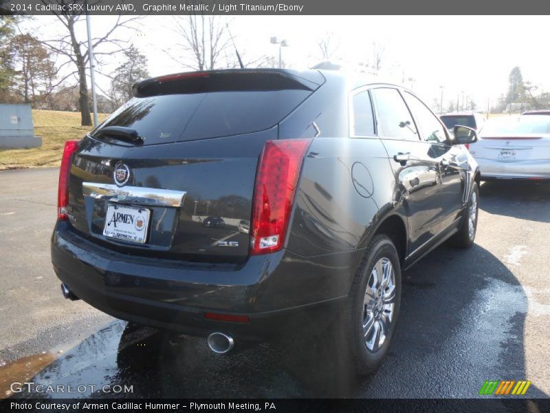 Graphite Metallic / Light Titanium/Ebony 2014 Cadillac SRX Luxury AWD