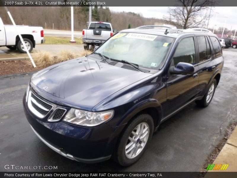 Crystal Blue Metallic / Carbon Black 2007 Saab 9-7X 4.2i