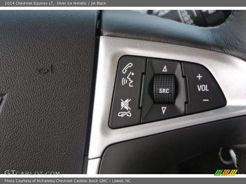Silver Ice Metallic / Jet Black 2014 Chevrolet Equinox LT