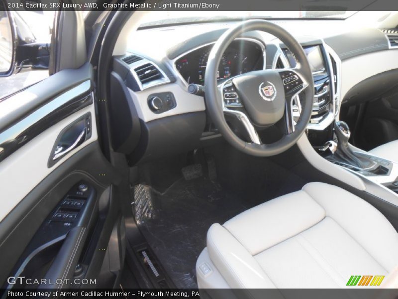 Graphite Metallic / Light Titanium/Ebony 2014 Cadillac SRX Luxury AWD