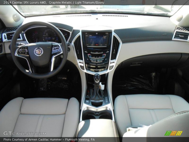 Graphite Metallic / Light Titanium/Ebony 2014 Cadillac SRX Luxury AWD