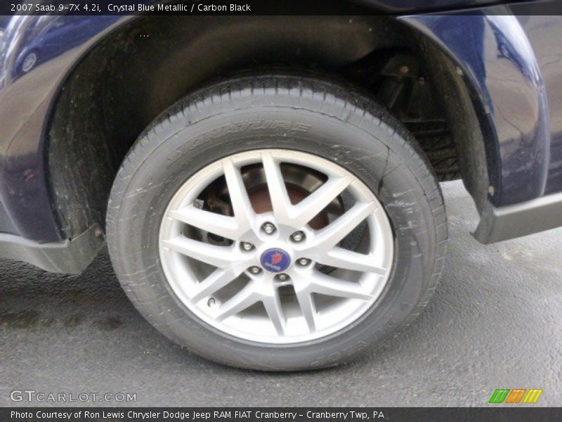 Crystal Blue Metallic / Carbon Black 2007 Saab 9-7X 4.2i