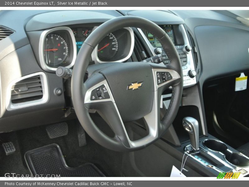 Silver Ice Metallic / Jet Black 2014 Chevrolet Equinox LT