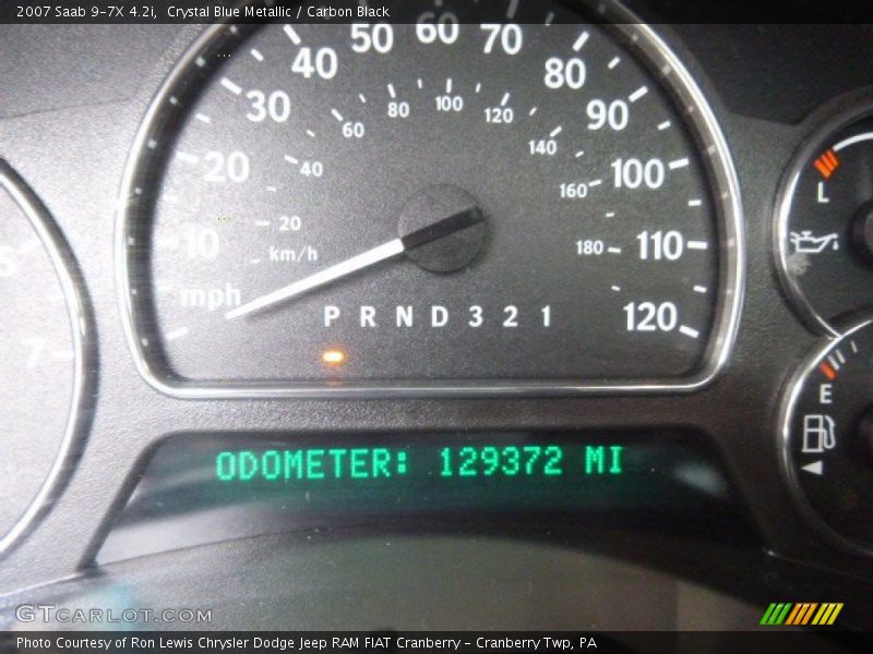 Crystal Blue Metallic / Carbon Black 2007 Saab 9-7X 4.2i