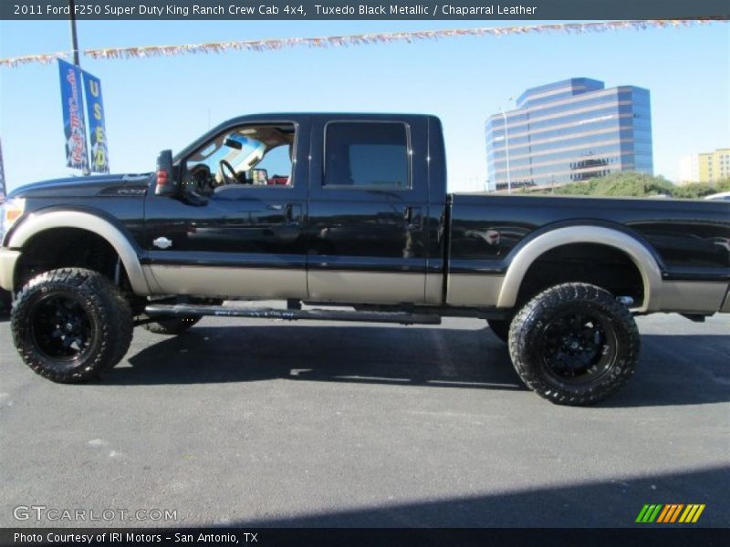 Tuxedo Black Metallic / Chaparral Leather 2011 Ford F250 Super Duty King Ranch Crew Cab 4x4