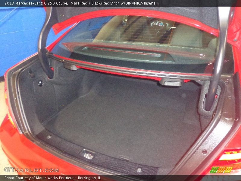 Mars Red / Black/Red Stitch w/DINAMICA Inserts 2013 Mercedes-Benz C 250 Coupe