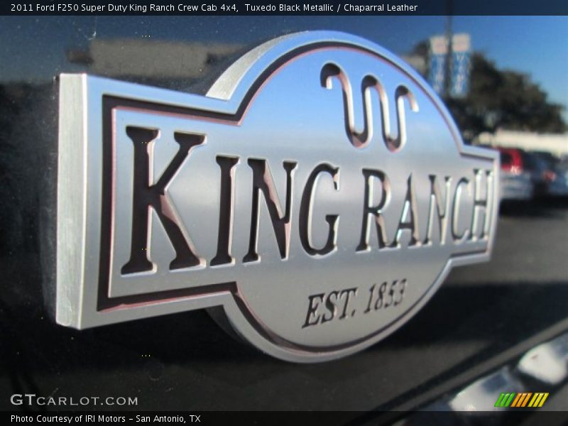 Tuxedo Black Metallic / Chaparral Leather 2011 Ford F250 Super Duty King Ranch Crew Cab 4x4