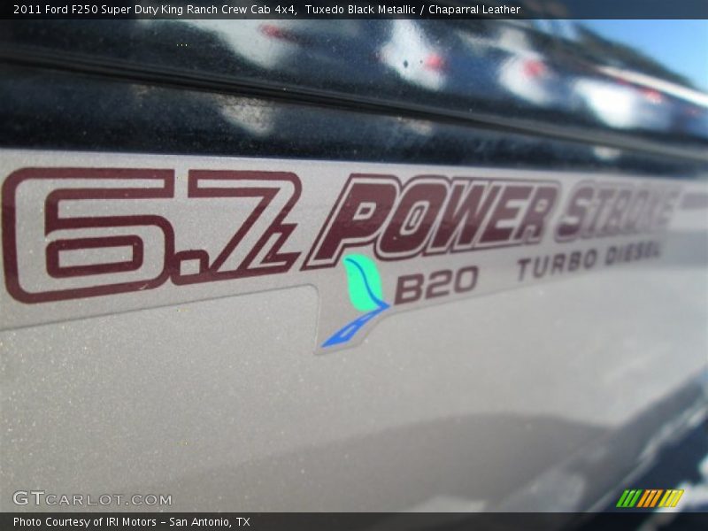 Tuxedo Black Metallic / Chaparral Leather 2011 Ford F250 Super Duty King Ranch Crew Cab 4x4
