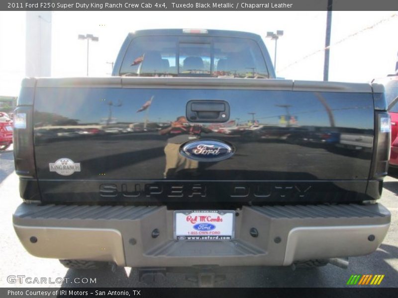 Tuxedo Black Metallic / Chaparral Leather 2011 Ford F250 Super Duty King Ranch Crew Cab 4x4