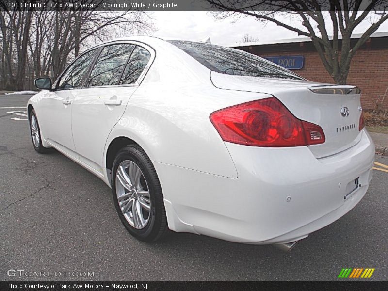 Moonlight White / Graphite 2013 Infiniti G 37 x AWD Sedan